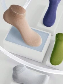 1/3/5/10 Pairs High Quality Men's Socks Breathable Nylon Sports Socks Casual Mesh Sports Socks Thin Short Summer Socks Size 36-46