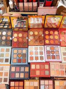 SURPRISE Makeup BOX, MYSTERY BOX MAKEUP The Makeup Products Included Are Eye Shadow, Eyebrow Pencil, Blush, Eyeliner, Mascara, Lipstick, Lip Liner, Cream Makeup Base, Powder, Foundation Makeup, Loose Powder And Much More. - 15PCS - View 5