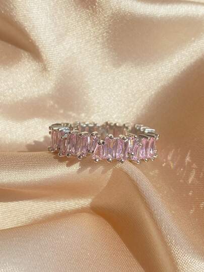 rakol 1pc Cubic Zirconia Decorated Ring