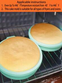 Molde para huevos de freidora de aire, molde para pasteles de freidora de aire (material de silicona), también apto para hacer panqueques, tostadas, etc., accesorios antiadherentes para freidora de aire, regalo para el Día del Padre, Día de la Madre, Navidad, Acción de Gracias, Halloween, Día de San Valentín