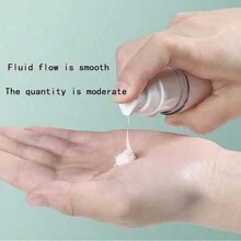 1pc Vacuum Press Bottle, 15ML/30ML/50ML/100ML, For Dispensing Lotion, Spray For Cosmetics, Skincare, Shower Gel, Shampoo And Perfume Travel Portable Empty Bottle