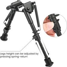 Bípode de 15-23 cm con posiciones de altura ajustables, apto para M-LOK - Negro - Ver 3