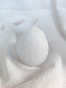 1 Miếng Thủ công Lưới Hình trứng Dầu thơm Nến Với Màu sắc Sự khác biệt - trắng - Xem 1