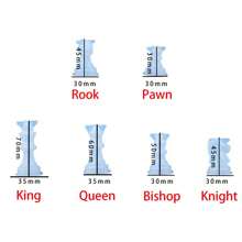 1pc Diy Chess Board Silicone & Epoxy Resin Mirror Mold - White - View 6