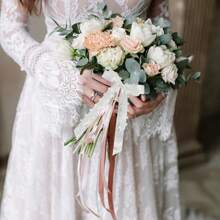 5pcs White Lace Ribbon Bow With Satin Ribbon, Ideal For Diy Gift Wrapping, Wedding Car Decoration, Chair Sashes, Home Decor Valentine's Day - White - View 5