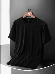 Men T-Shirts - 黑色 - 查看 2