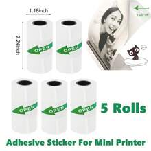 11PCS/SET Sticker Printer - Mini Thermal Printer, Sticker Maker Machine, Portable BT Pocket Phone Printer, Study Supplies For Anatomy Flashcards, DIY Journal, Photos, Notes, Kids Gift - Blue With Breathing Light 11PCS/SET-sticker - View 7