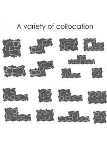 Byson 貝森兒童教育拼圖車玩具 - 2024新火車軌道拼圖,電動賽車軌道拼圖套裝,教育玩具車輛地板拼圖恐龍列車玩具,適用於兒童遊戲墊 - 恐龍系列 - 查看 6