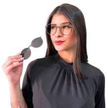 Women Eyeglasses - 灰色 - 查看 1
