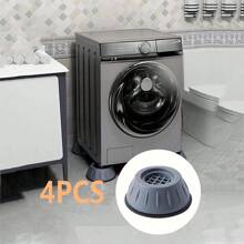 4入組可調節抗潮抗滑墊,適用於桌子、沙發、冰箱、洗衣機 - 灰黑色 - 查看 2