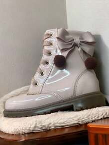 Kids Boots - 乾枯玫瑰色 - 查看 2