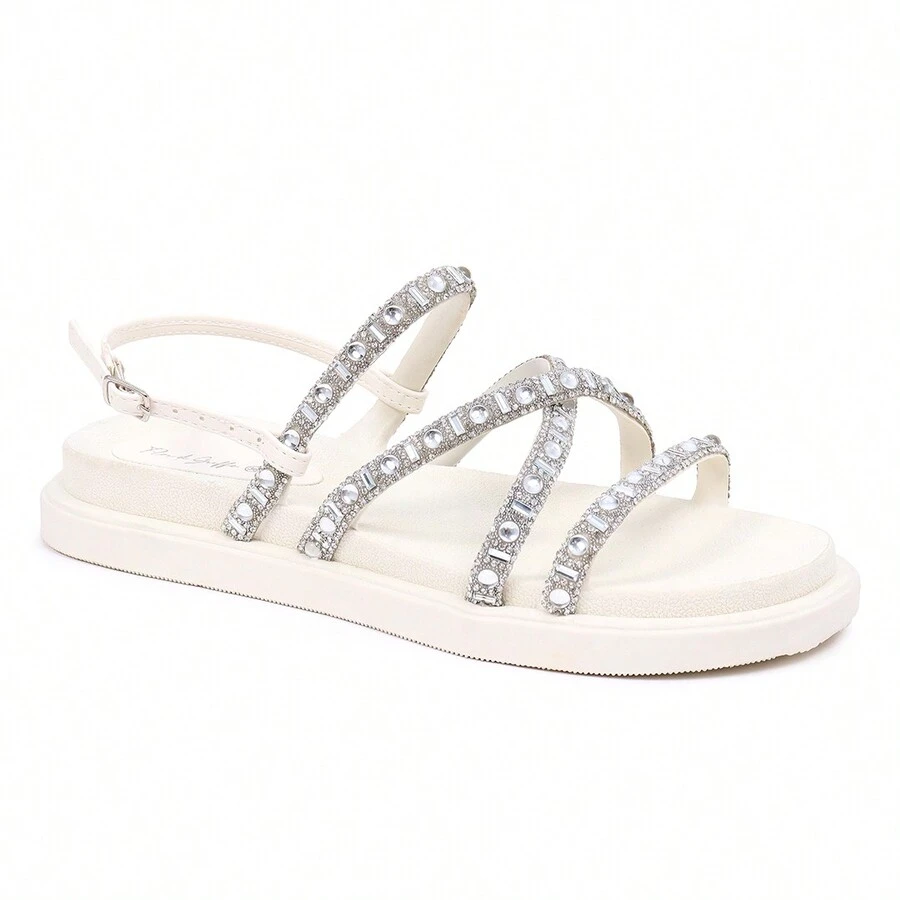 Women Flat Sandals - 白色 - 查看 1