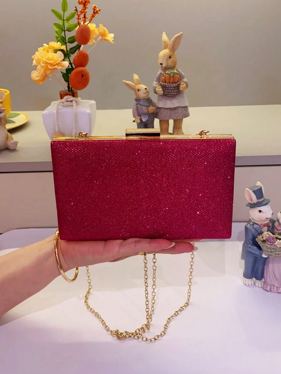 Women Evening Bags - 玫瑰紅 - 查看 1
