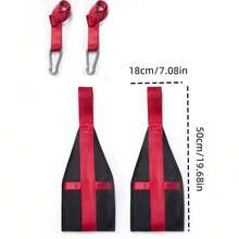 Abdominal Trainer Belt, Core Exercise Equipment, Assistant Curl-Up Hanging System, Home Abdomen Vest Workout Gear - Burgundy - View 4