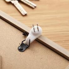 5pcs Invisible Traceless Wall Hook For Hanging Photos And Frames - Strong Load-Bearing And No-Drill - Multicolor - View 5