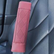 1 Miếng phổ cập Ghế ô tô Thắt lưng chất liệu da PU An toàn Thắt lưng Vai Che phủ Thoáng khí Sự bảo vệ Dây an toàn Đệm Tấm lót Nội thất ô tô Người bảo vệ Phụ kiện - màu đen - Xem 5