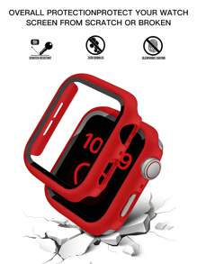 St.siabe 3-In-1 Includes A Wristband, Case, And Film For Women And Men. I Fashion Classic Monochrome Silicone Watch Bring Compatible With Apple Watch Band 38mm 40mm 41mm 45mm 44mm 42mm 49mm Belt, Soft, Comfortable, And Breathable Replacement Strap With Apple Watch Ultra Series S10/9/SE/8/7/6/5/4/3/2/1 Bracelet Accessories Correa