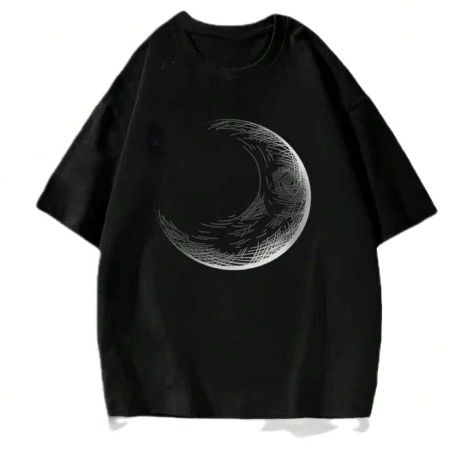 Men T-Shirts - 黑色 - 查看 1