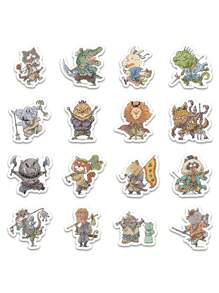 72pcs Cute Dog Series Decorative Stickers For Phone Cases, Notebooks, Laptops, Helmets, Skateboards Waterproof Creative Decals Back To School