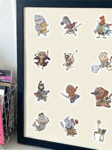 72pcs Cute Dog Series Decorative Stickers For Phone Cases, Notebooks, Laptops, Helmets, Skateboards Waterproof Creative Decals Back To School