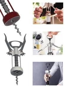 Dụng cụ mở nút chai, bia, dụng cụ mở hộp - Bạc - Xem 1