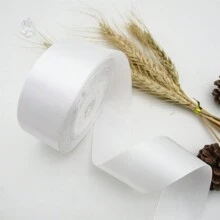 25码编织缎带，适用于钩编、帽子、编织、婚礼蛋糕、礼品包装、DIY、场景装饰、节日装饰、房间装饰、窗户装饰、走廊装饰、办公室装饰、圣诞节家居装饰。多款式涤纶丝带，适用于DIY、玫瑰花材料、礼品包装缎带、婚礼和派对蝴蝶结 - 通用节日用途，无需电池或电力，无需羽毛。 - 1卷 - 查看 40