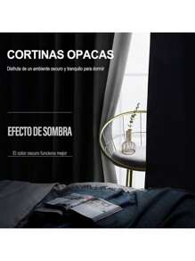 2pz Cortinas Blackout 2.30 X 3 M Habitación Sala - Rosa - Ver 3