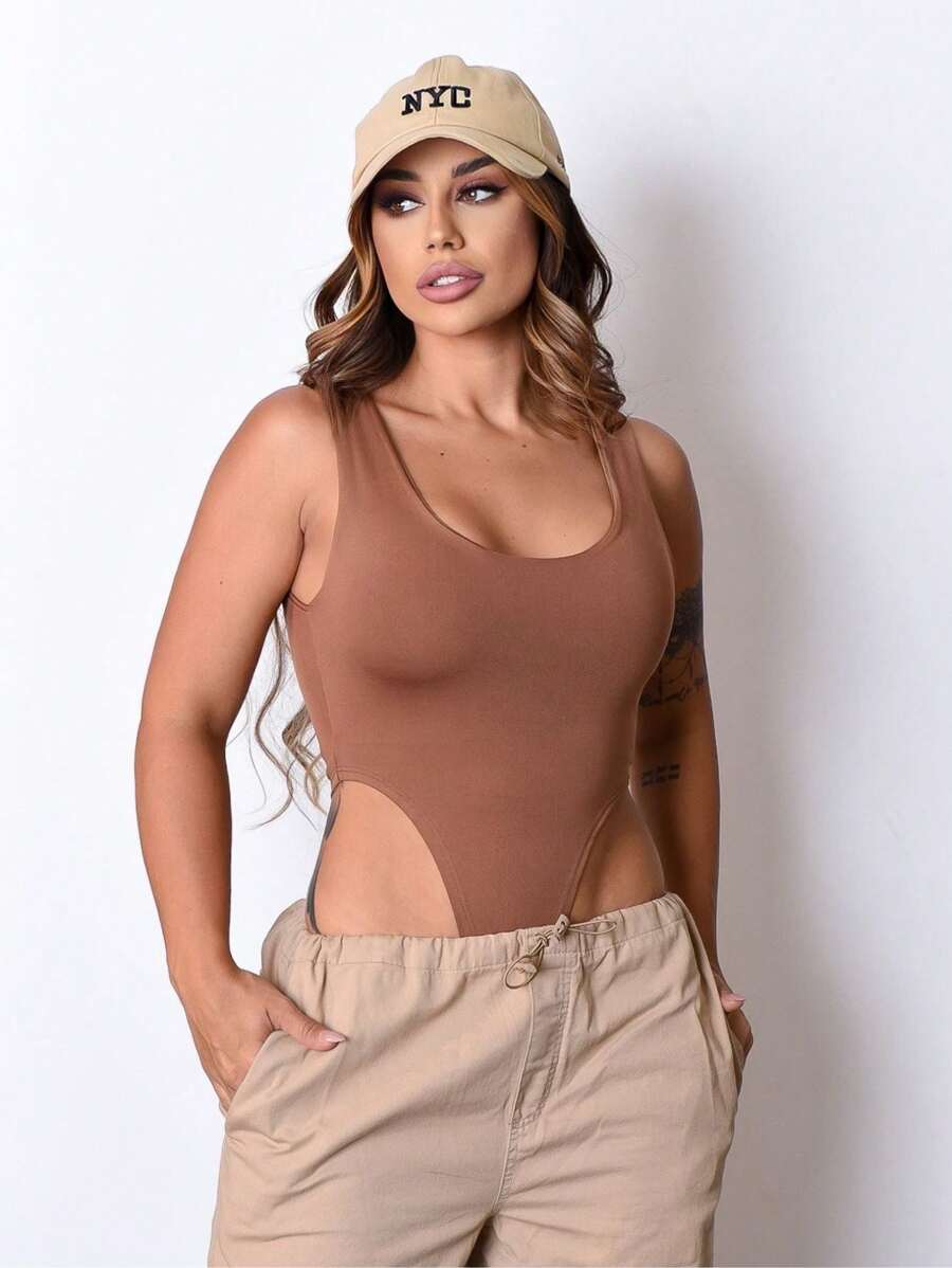 Women Bodysuits - Rỉ Nâu - Xem 1