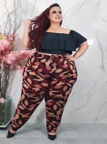 Women's Fashion Pants Large Woman Cold Knit Lightweight Fabric - Nhiều màu - Xem 3
