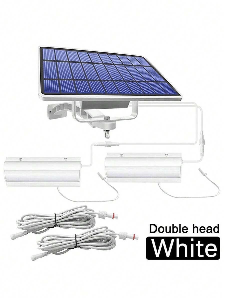 1 套太阳能双吊灯，带拉绳的 LED 太阳能灯棚，双/单头走廊壁灯，户外防水运动传感器，带 3 米（9.84 英尺）延长线，适用于家庭装饰花园露台庭院车库谷仓鸡舍阳台凉亭游泳池区域照明