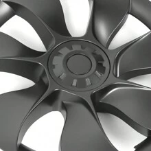 4PCS Wheel Covers For 2020-2023 Tesla Y 19-Inch ABS Hubcap Rim Protectors Whirlwind-Shaped Wheel Trim Covers By IKON MOTORSPORTS. - 對稱設計風格-青銅色 - 查看 6