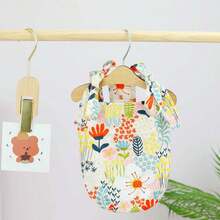 1pc Pet Dog Clothes For Spring & Summer, Doggy Beach Dress, Teddy Small & Medium Dog Apparel - Dark Green - View 2