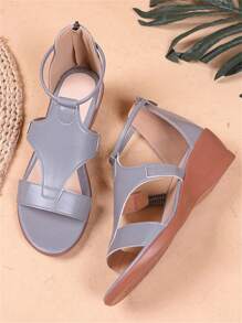 New Release Summer Optimal Choice Fashionable & Comfortable Women’s Sandals - Grey - View 2