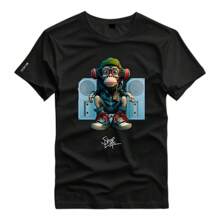 Men T-Shirts - màu đen - Xem 1