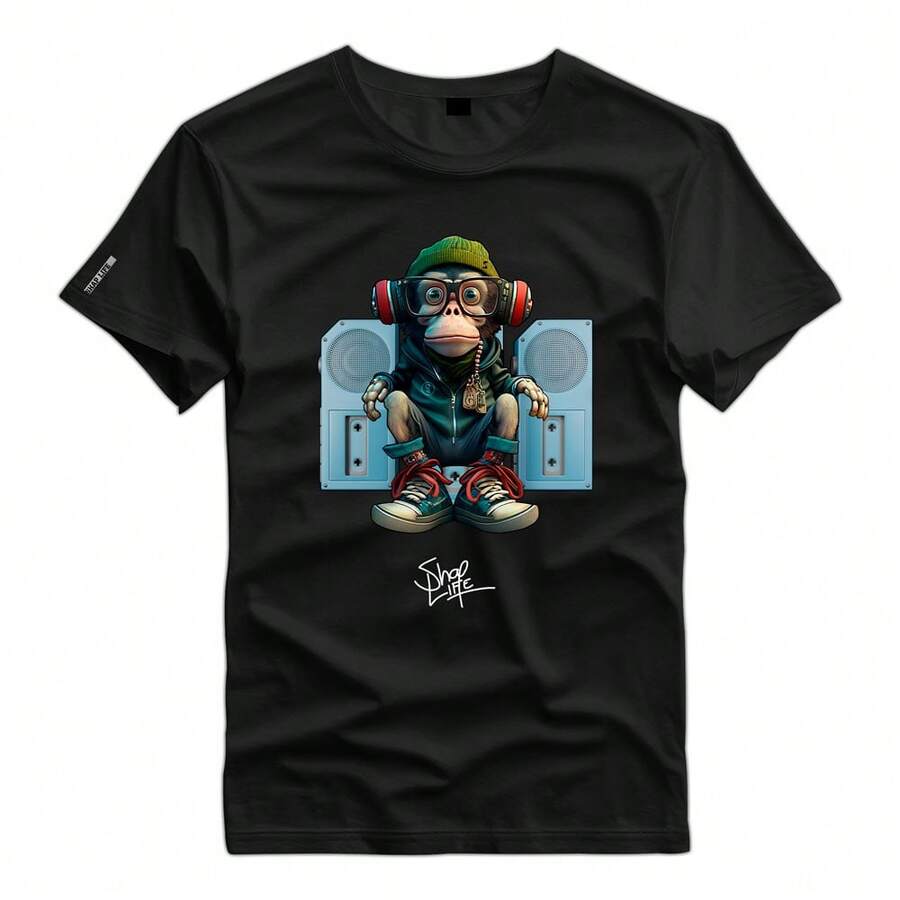 Men T-Shirts - màu đen - Xem 1