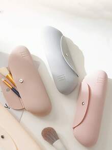 1 Miếng Silicone Trang điểm Túi bảo quản Du lịch Dễ Đến Mang Chống bụi Túi lưu trữ cọ trang điểm Ngoài trời Dụng cụ Trang điểm Lưu trữ Cái túi Túi trang điểm Chăm sóc da Cái túi Túi vệ sinh Đóng gói Hình khối , Những điều cần thiết khi đi du lịch Du thuyền Ký túc xá , Lễ cưới Phù dâu Món quà , Mẹ Món quà , Quà sinh nhật , Món quà Đối với Bạn Và Giáo viên , Nhà  Trang trí , Phòng tắm Phòng ngủ Trang trí , Phòng tắm Hộp đựng , Tổ chức đồ trang sức , Dầu môi Hộp đựng , Hộp đựng sơn móng tay - Màu Hồng baby - Xem 5