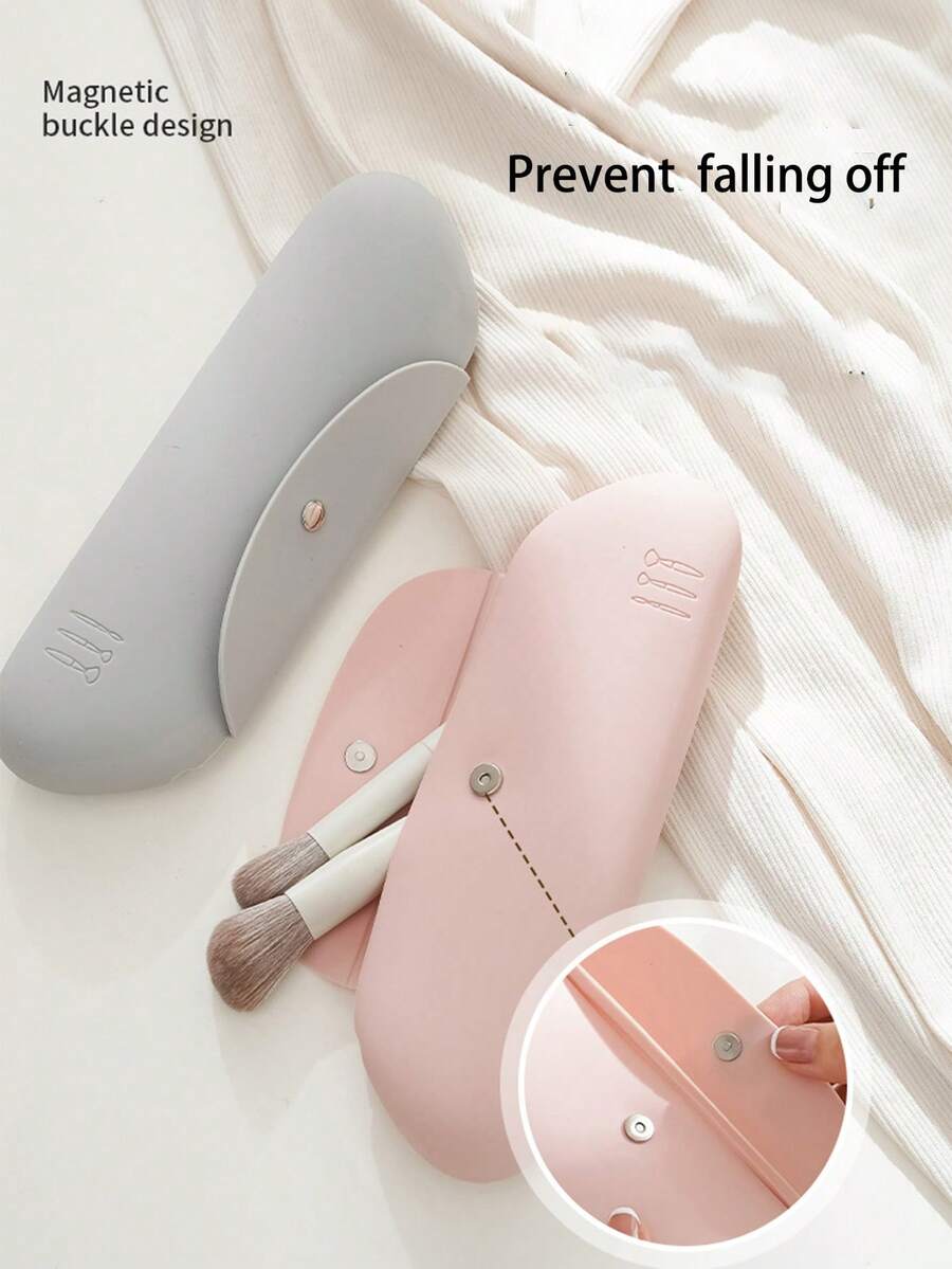1 Miếng Silicone Trang điểm Túi bảo quản Du lịch Dễ Đến Mang Chống bụi Túi lưu trữ cọ trang điểm Ngoài trời Dụng cụ Trang điểm Lưu trữ Cái túi Túi trang điểm Chăm sóc da Cái túi Túi vệ sinh Đóng gói Hình khối , Những điều cần thiết khi đi du lịch Du thuyền Ký túc xá , Lễ cưới Phù dâu Món quà , Mẹ Món quà , Quà sinh nhật , Món quà Đối với Bạn Và Giáo viên , Nhà  Trang trí , Phòng tắm Phòng ngủ Trang trí , Phòng tắm Hộp đựng , Tổ chức đồ trang sức , Dầu môi Hộp đựng , Hộp đựng sơn móng tay - Màu Hồng baby - Xem 1