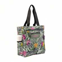 TOTTO Zebra Tropical School Bag Cutara 14x34x34 Cm Exterior: Polyester:100% Lining: Polyester:100%, Lining: Polyester=100%,  Ecofriendly School Backpack Small - màu xanh lá - Xem 3