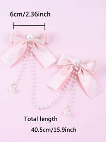 1 Pieza Diadema De Princesa Para Niños Con Decoración De Perlas Y Borlas, Para Niñas De Fiesta De Vestirse, Accesorio Para El Cabello