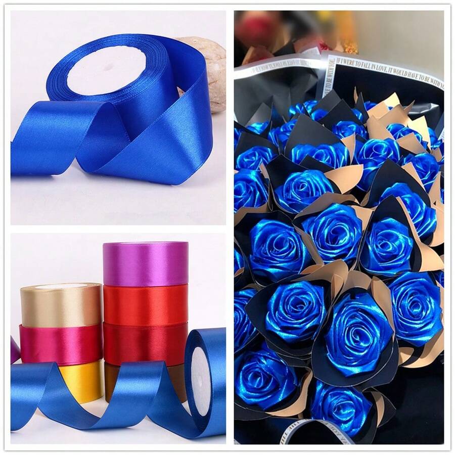 Woric Black Ribbon 1 1/2 Inch 60 Yards Black Satin Craft Fabric Ribbon For Halloween Decor Gift Wrapping Floral Flower Bouquet Bows Making Party Clothes Decorations