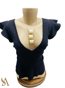 Layered Necklaces - 白色 - 查看 4