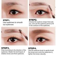 Bộ 10 khuôn vẽ lông mày tái sử dụng, dụng cụ tạo hình lông mày, thẻ hướng dẫn vẽ, khuôn trang điểm, bộ dụng cụ chăm sóc lông mày, trang điểm, giá rẻ, trang trí phòng, bàn trang điểm, du lịch, phòng ngủ, phụ kiện trang điểm, giá rẻ, quà tặng Giáng sinh, trang điểm, dụng cụ trang điểm, đồ rẻ tiền, quà tặng, quà tặng cho phụ nữ, quà Giáng sinh, quà tặng khuyến mãi, du lịch, đồ rẻ tiền, đồ dùng cần thiết khi đi du lịch - Trong sáng - Xem 5