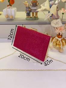 Women Evening Bags - 玫瑰紅 - 查看 4