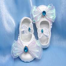 Sapatos De Ballet Branco Para Crianças Com Sola Macia Para Prática De Performance, Sapatos De Dança Para Jardim De Infância