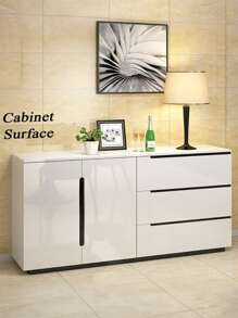 1 卷厨房白色接触纸，撕下即贴防刮防污耐热膜，适用于墙壁、橱柜、桌子、椅子、碗橱、房间墙纸