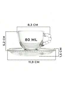 Teacup & Saucer Sets - 白色 - 查看 2