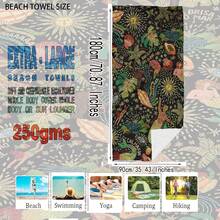 1 Miếng Thực vật & Hoa văn lá bờ biển Chất xơ bờ biển Khăn tắm , , Sấy khô nhanh , Mềm mại Và Hấp thụ , Hồ bơi Khăn tắm , Bơi Khăn tắm , Bọc Khăn tắm , Thích hợp Cho mùa hè , bờ biển , Hồ Bơi , Thể thao , Yoga , Đi bộ du lịch , Tắm rửa , Du lịch , Đối với Trẻ em , Trẻ em , Nam , NỮ , Cô gái , Con trai - Nhiều màu - Xem 7