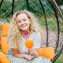 24pcs Disco Party Straws, Reusable Decoration Drinking Straw - Multicolor - View 7