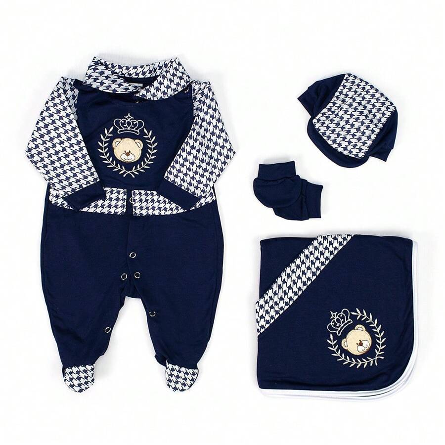 Baby Boys Jumpsuits - 藏蓝色 - 查看 1