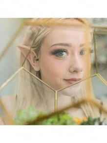 1pair Realistic Elf Ear For Halloween & Cosplay Party - Multicolor - View 5